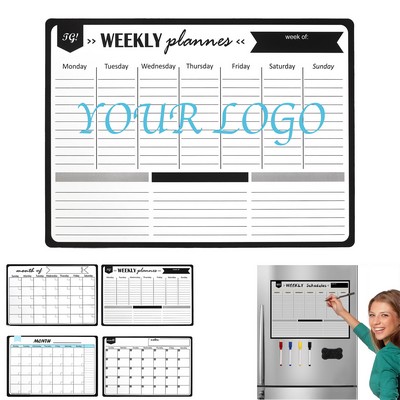 Soft Magnetic Dry Erase Schedule Refrigerator Sticker
