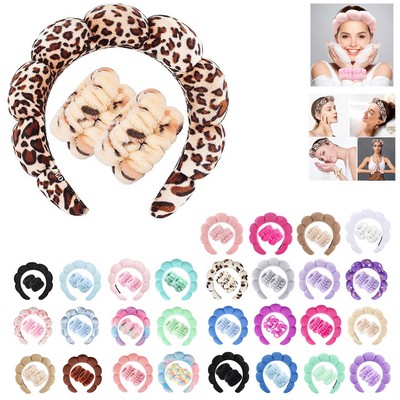 Sponge Headband and Wristband Set