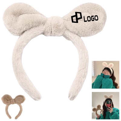 Reusable Hair Accessory Plush Headband